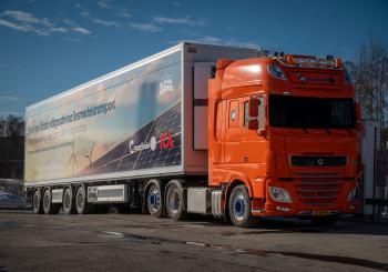 Sweden's first hydrogen truck