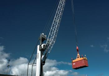 Södertälje's brand-new LHM 420 - and Liebherr's very first to run on fossil-free, renewable diesel