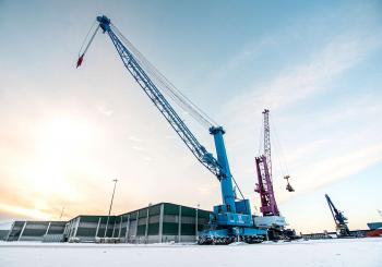 Pietarsaari's new crane