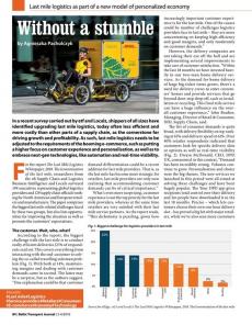BTJ 3-4/18 - Without a stumble. Last mile logistics as part of a new model of personalized economy