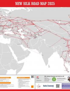 New Silk Road Map 2025