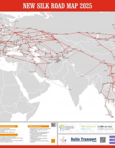 New Silk Road Map 2025