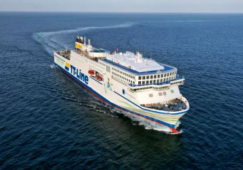 TT-Line's first Green Ship sets sail for the Baltic