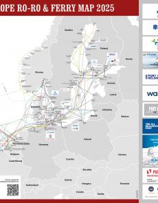 North Europe Ro-ro & Ferry Map 2025