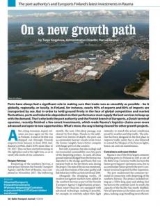 BTJ 5/18 - On a new growth path. The port authority's and Euroports Finland's latest investments in Rauma