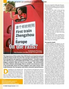 BTJ 5/18 - Report: On the rails? How the rail sector can contribute to China-Europe trade