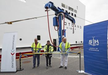Cold ironing in Nynäshamn - inaugurated