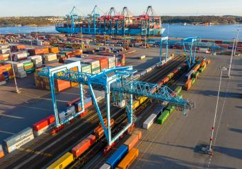 New north-south Sweden container rail shuttle