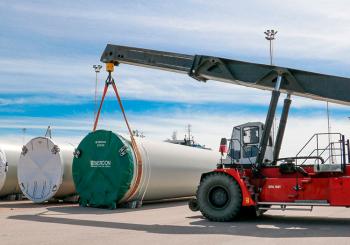 Sweden's most powerful reachstacker