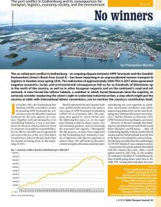 BTJ 3-4/18 - Report: No winners. The port conflict in Gothenburg and its consequences for transport, logistics, economy, society, and the environment