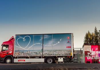 AA Logistik's first e-truck