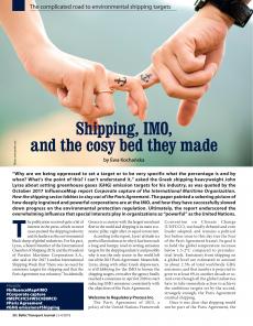 The Friday Long Read: Shipping, IMO, and the cosy bed they made. The complicated road to environmental shipping targets