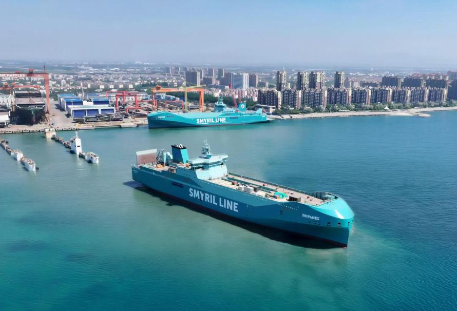 Smyril Line's brand-new ro-ro sets sail