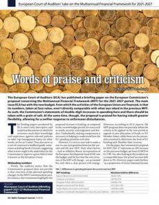 BTJ 5/18 - Words of praise and criticism. European Court of Auditors' take on the Multiannual Financial Framework for 2021-2027