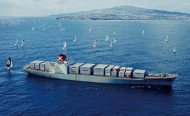 Dockyards, ships, terminals, cars, and Ukiyo-e