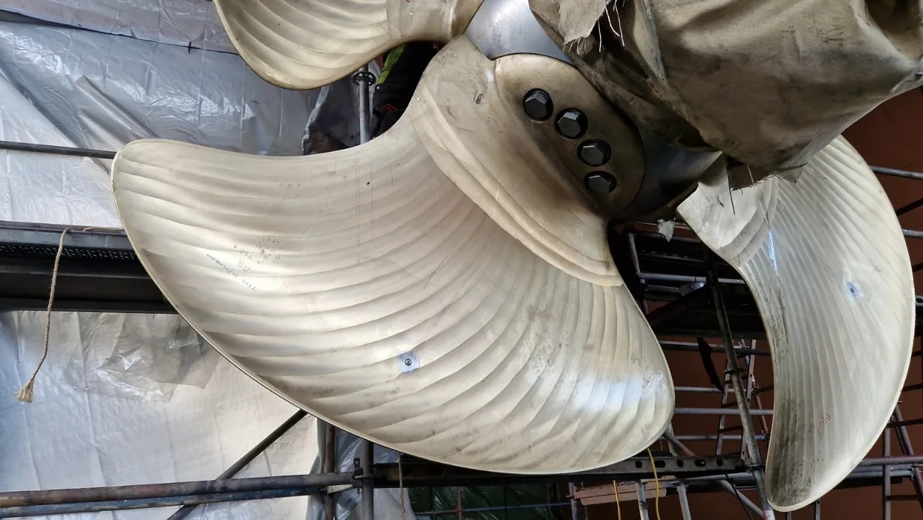 Tallink & Silja Line tests a new propeller blade