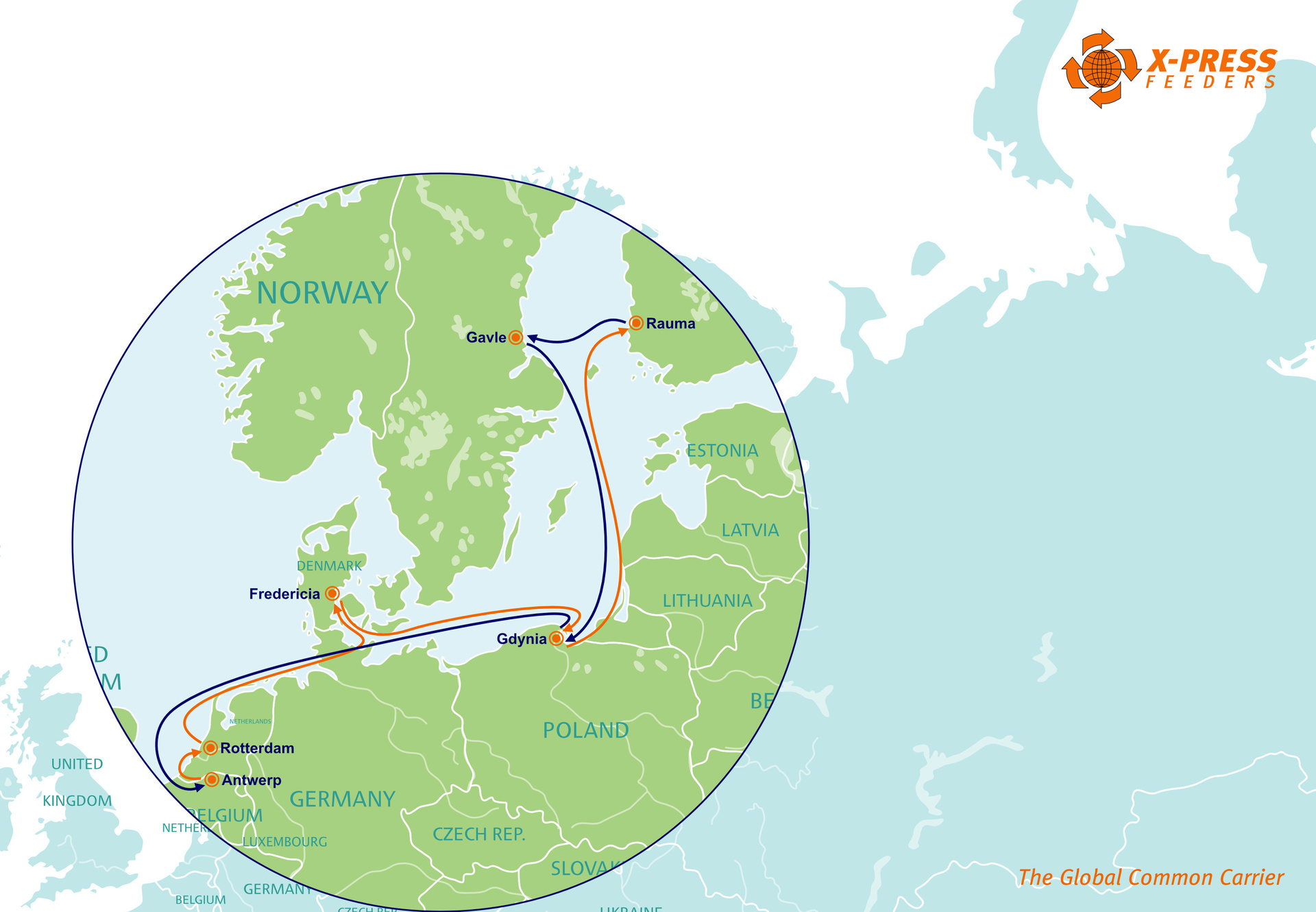 X-Press Feeders' new Baltic-North Sea service