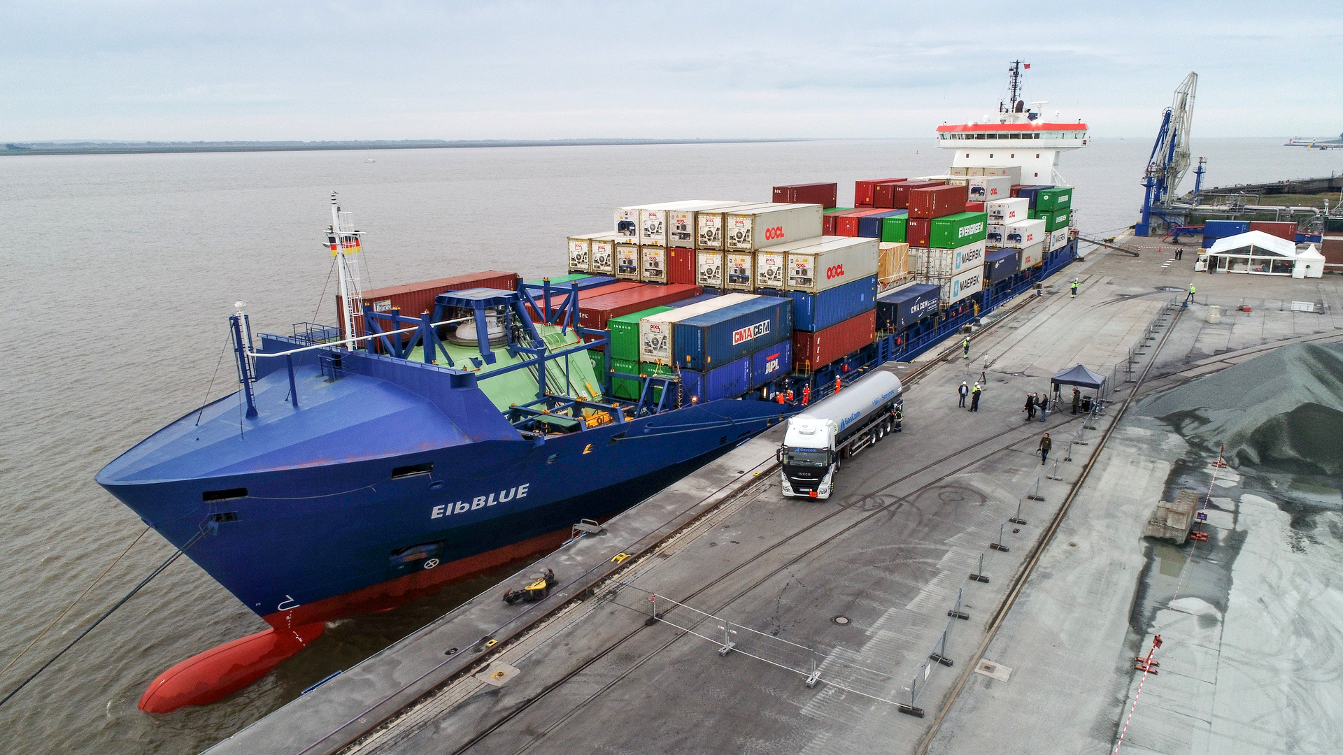 World's first marine fuel trial of carbon-neutral synthetic natural gas