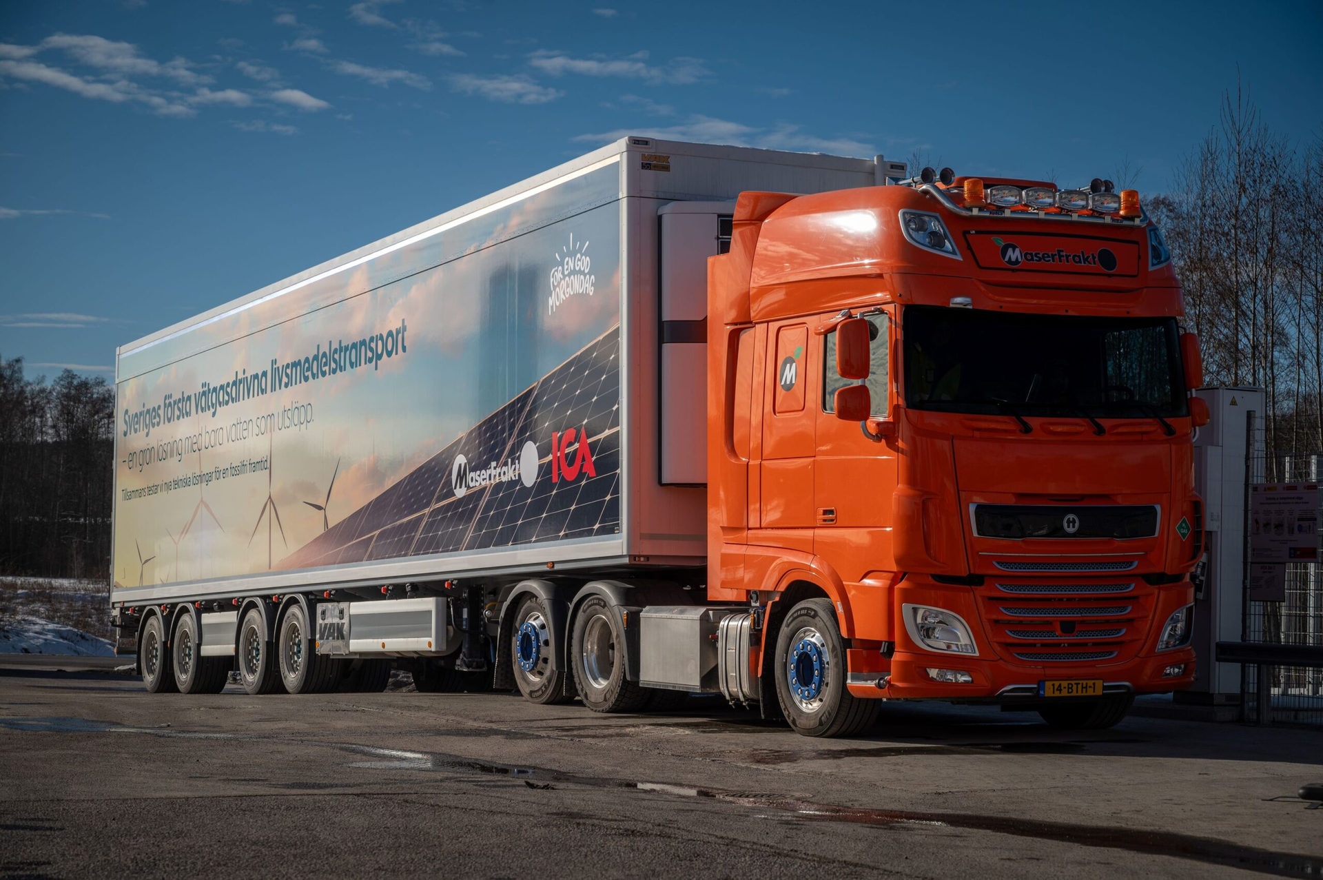 Sweden's first hydrogen truck