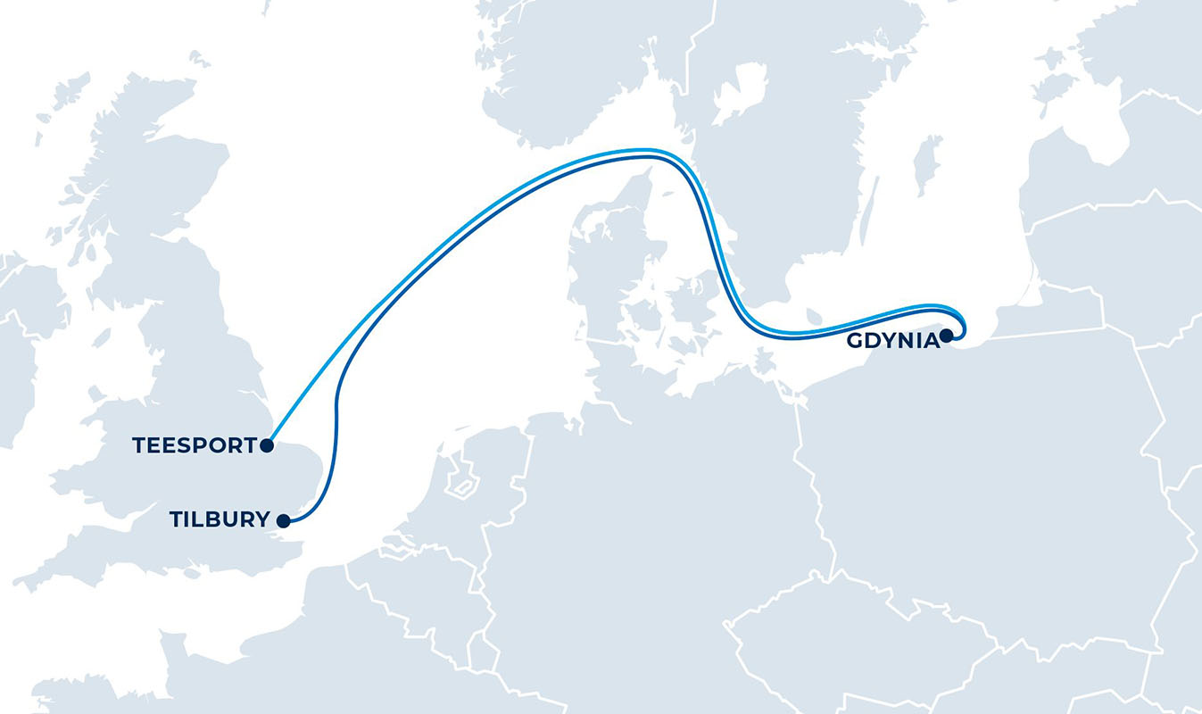 New England-Poland sea container link