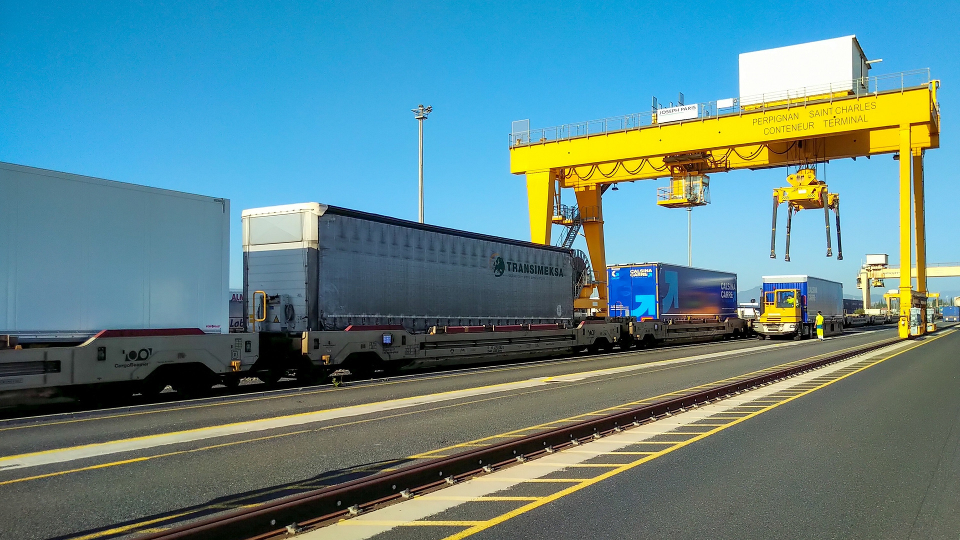 New Germany-France intermodal route