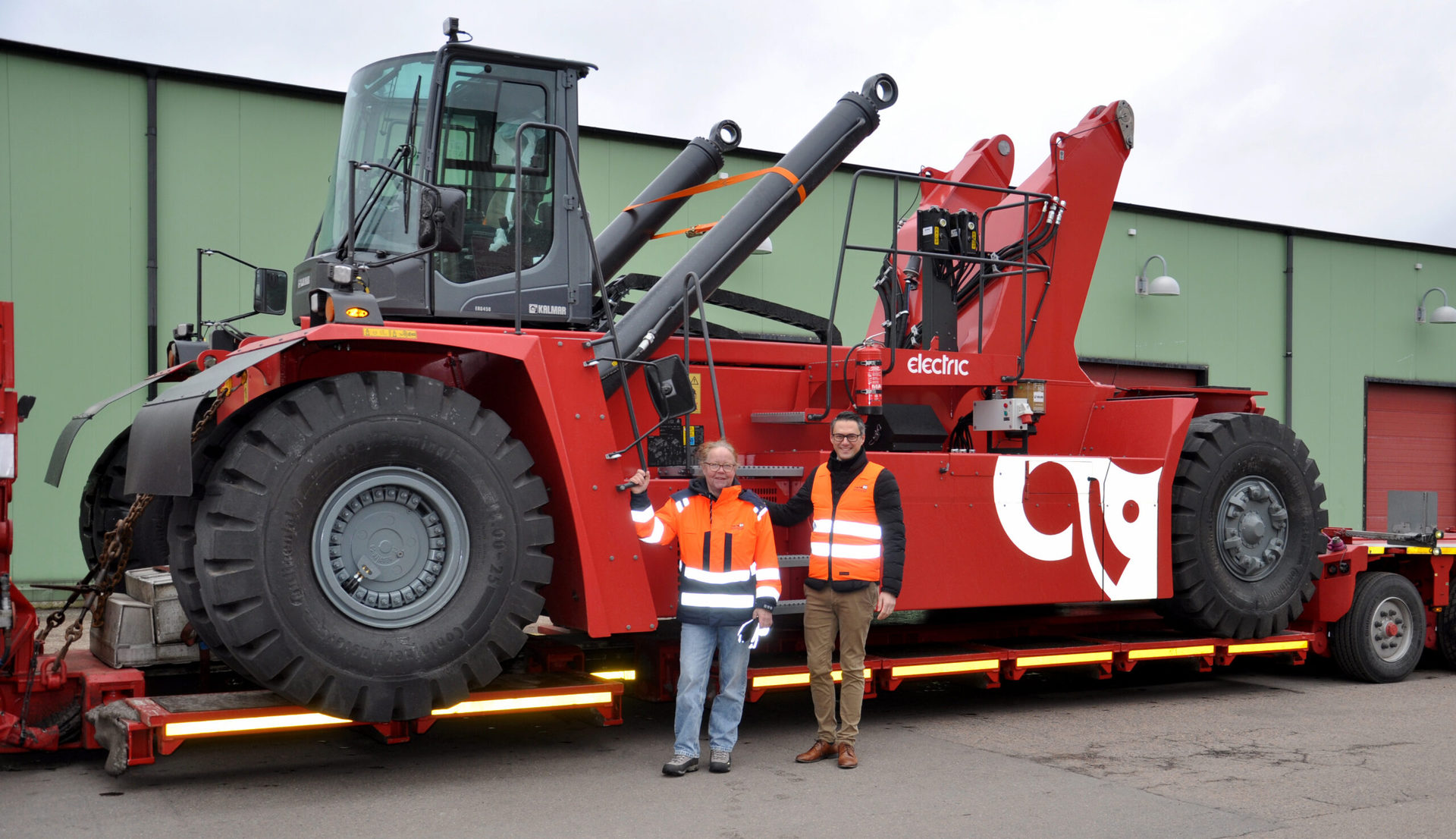 Helsingborg's e-reachstacker - delivered