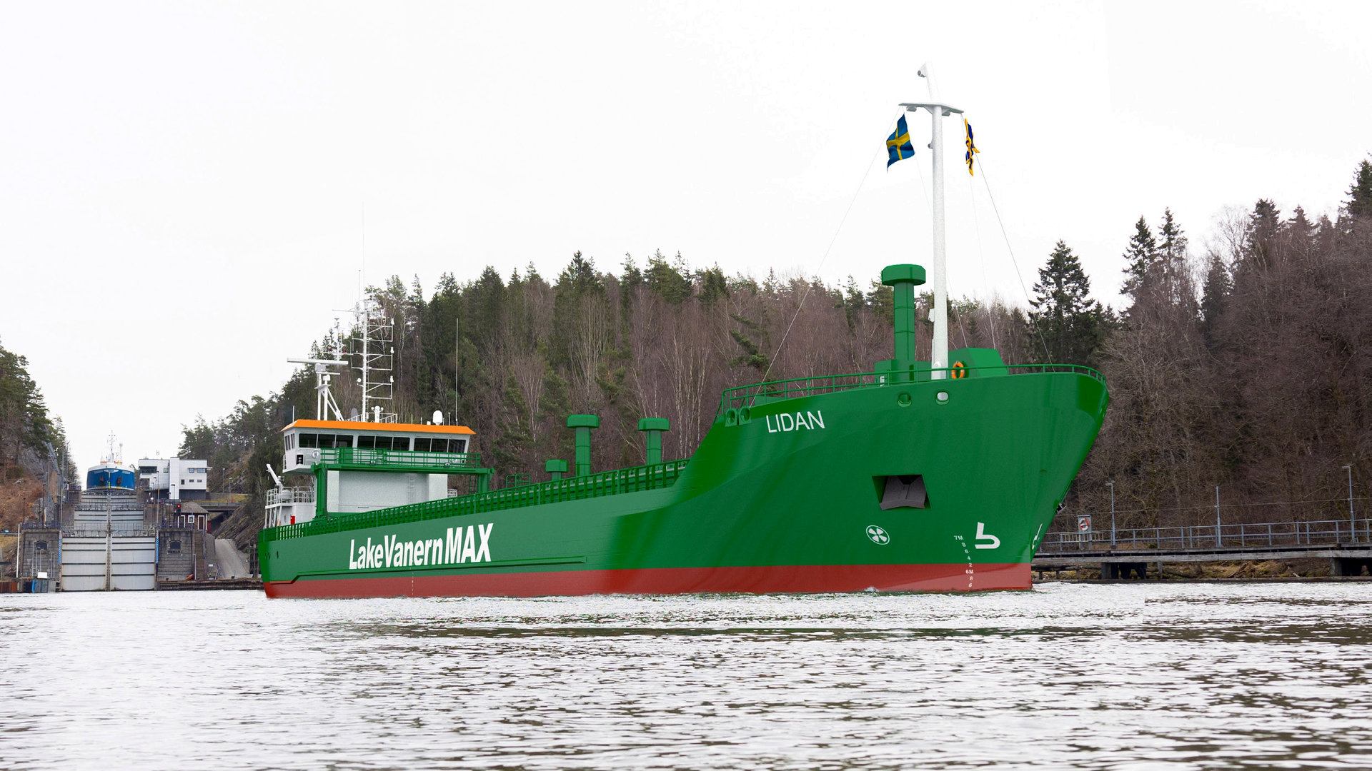 Erik Thun orders hybrid ships for cargo traffic in Lake Vänern