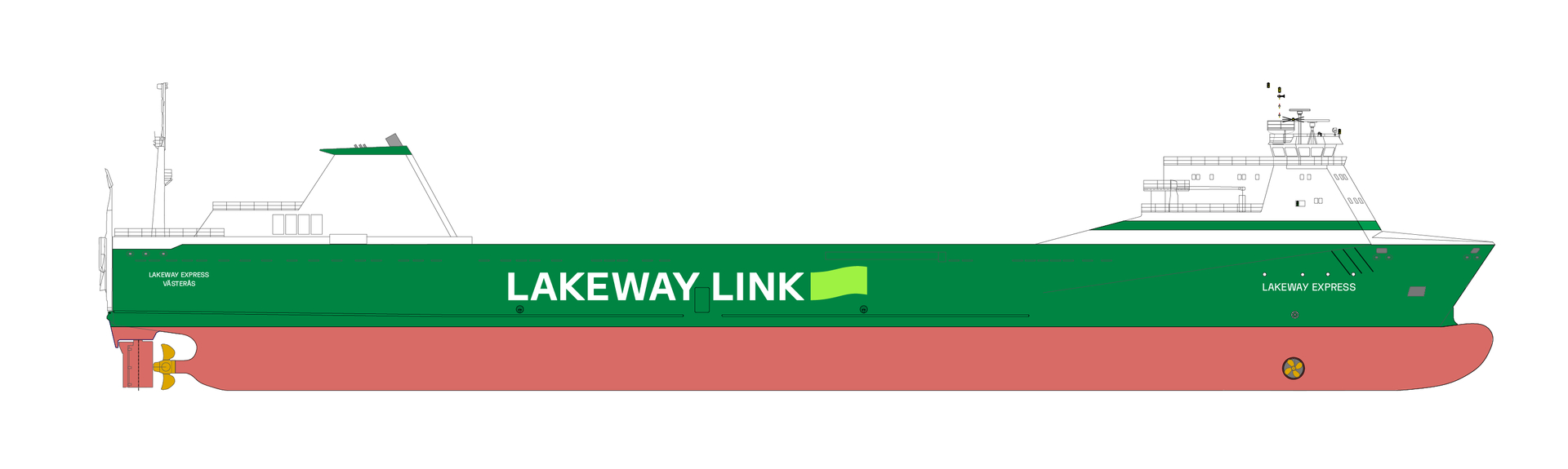 Lakeway Link takes hold of a vessel