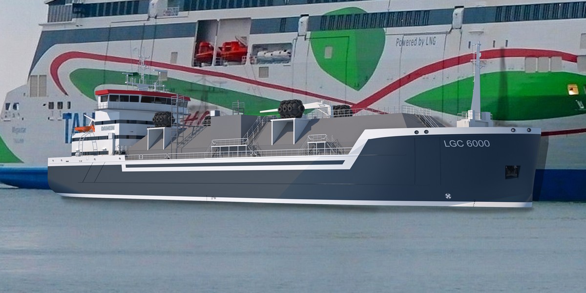 Eesti Gaas commissions an LNG bunkering vessel