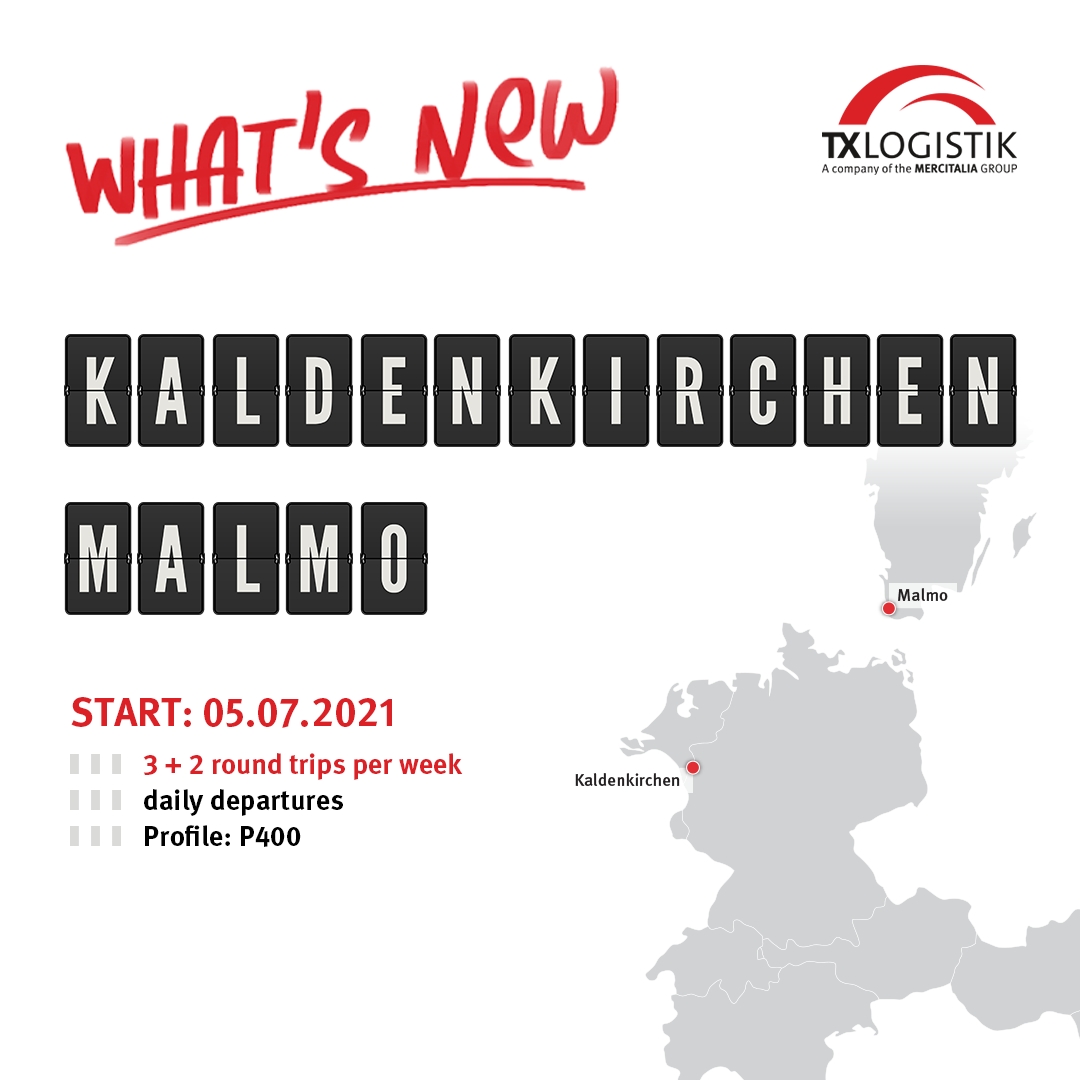 TX Logistik upgrades its Germany-Sweden rail service