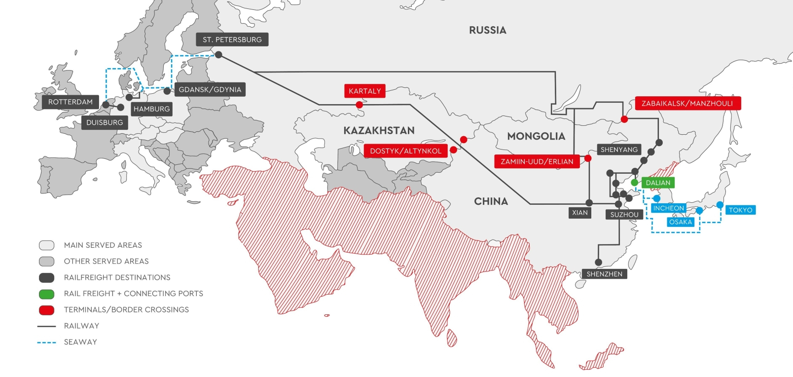 FELB's new Europe-China service