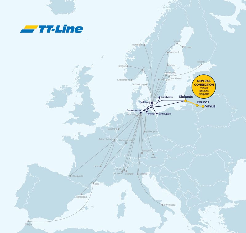 New intra-Lithuania intermodal service