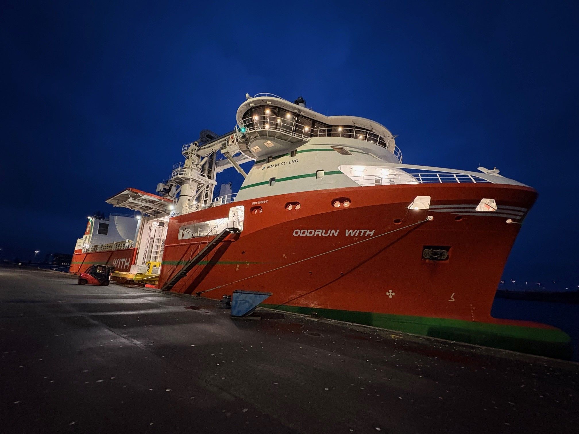 Denmark-Norway multipurpose sea service re-routes