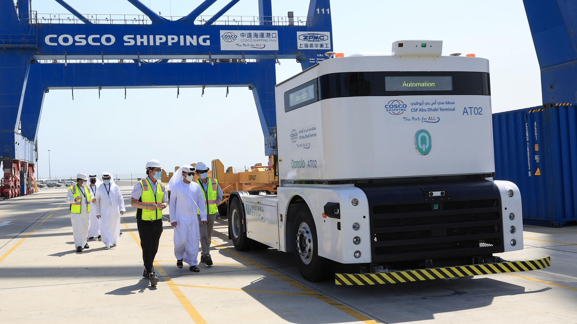 Autonomous trucks go online at CSP Abu Dhabi