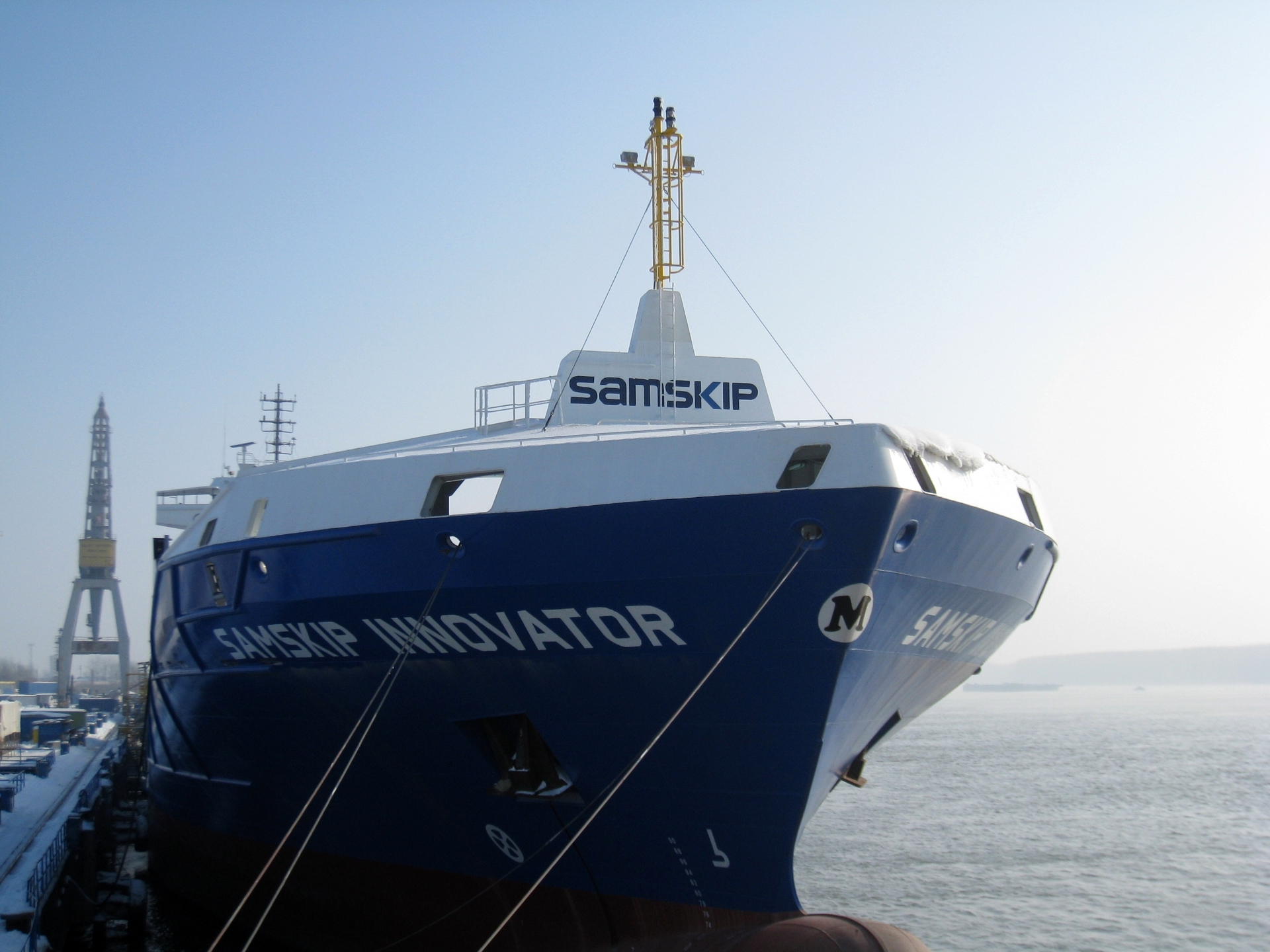 Samskip's container ships will capture carbon