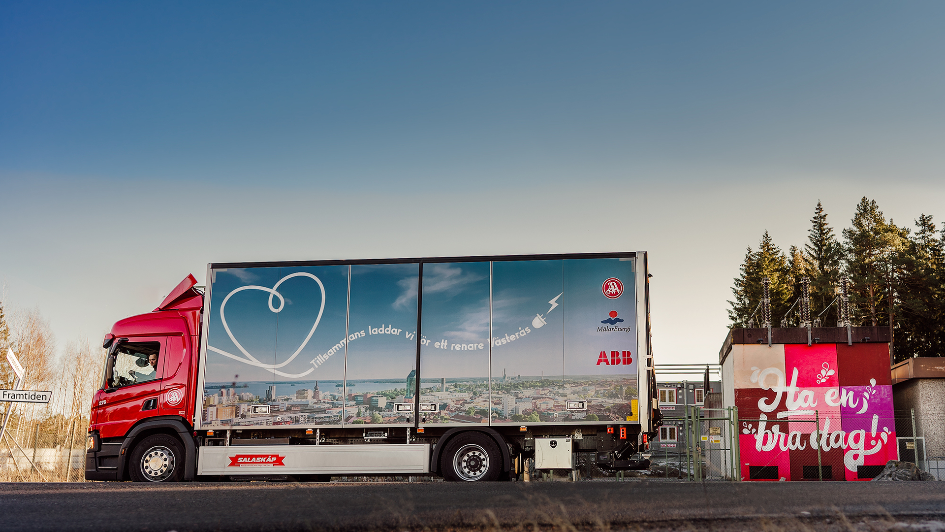 AA Logistik's first e-truck