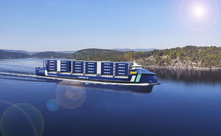 Samskip and Ocean Infinity secure funds for hydrogen container ships