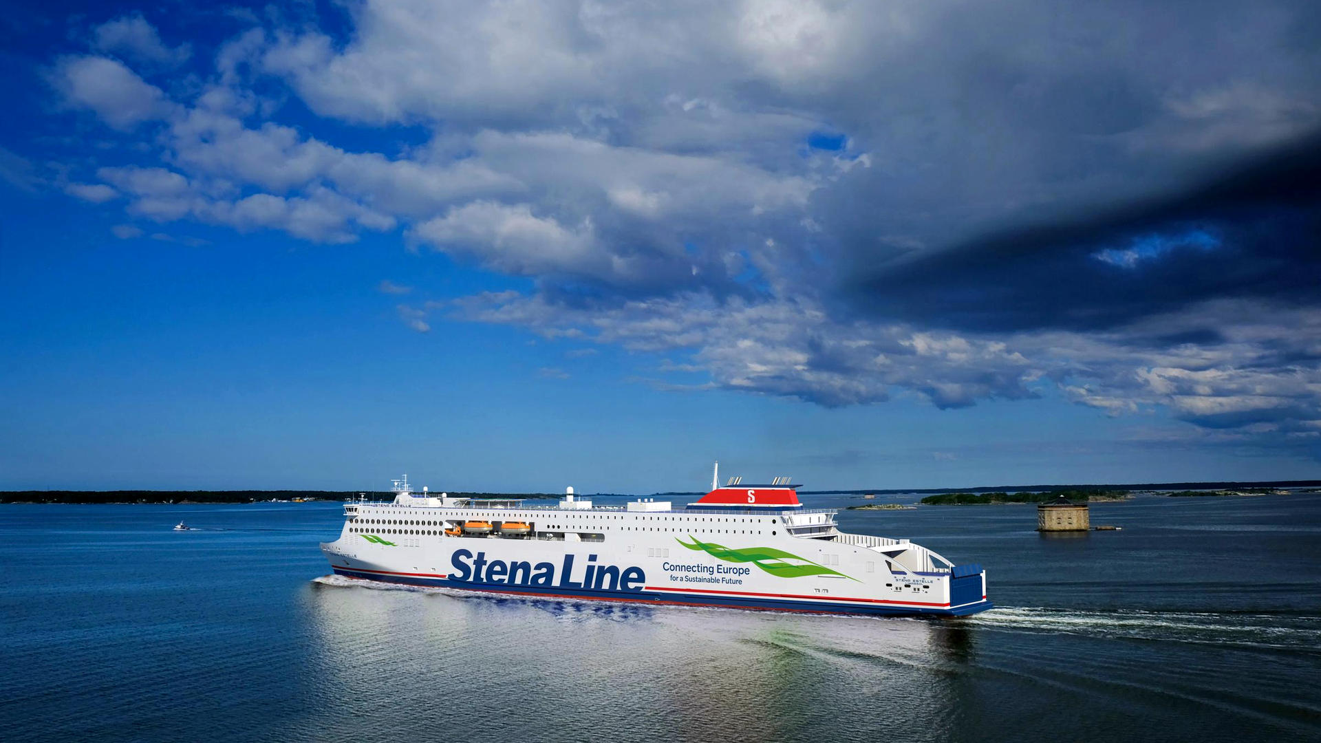 Stena Estelle gears up in Poland for the Gdynia-Karlskrona service