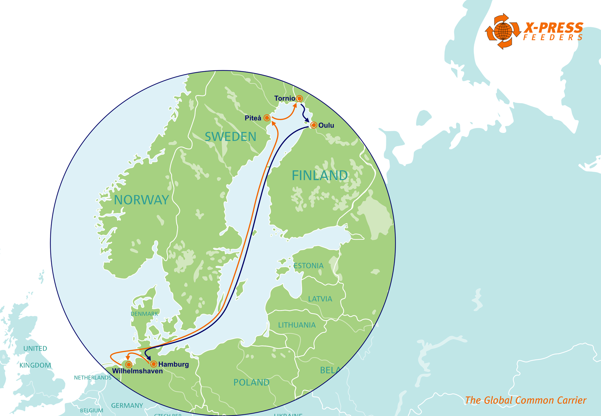 X-Press Feeders adds Piteå to SFX