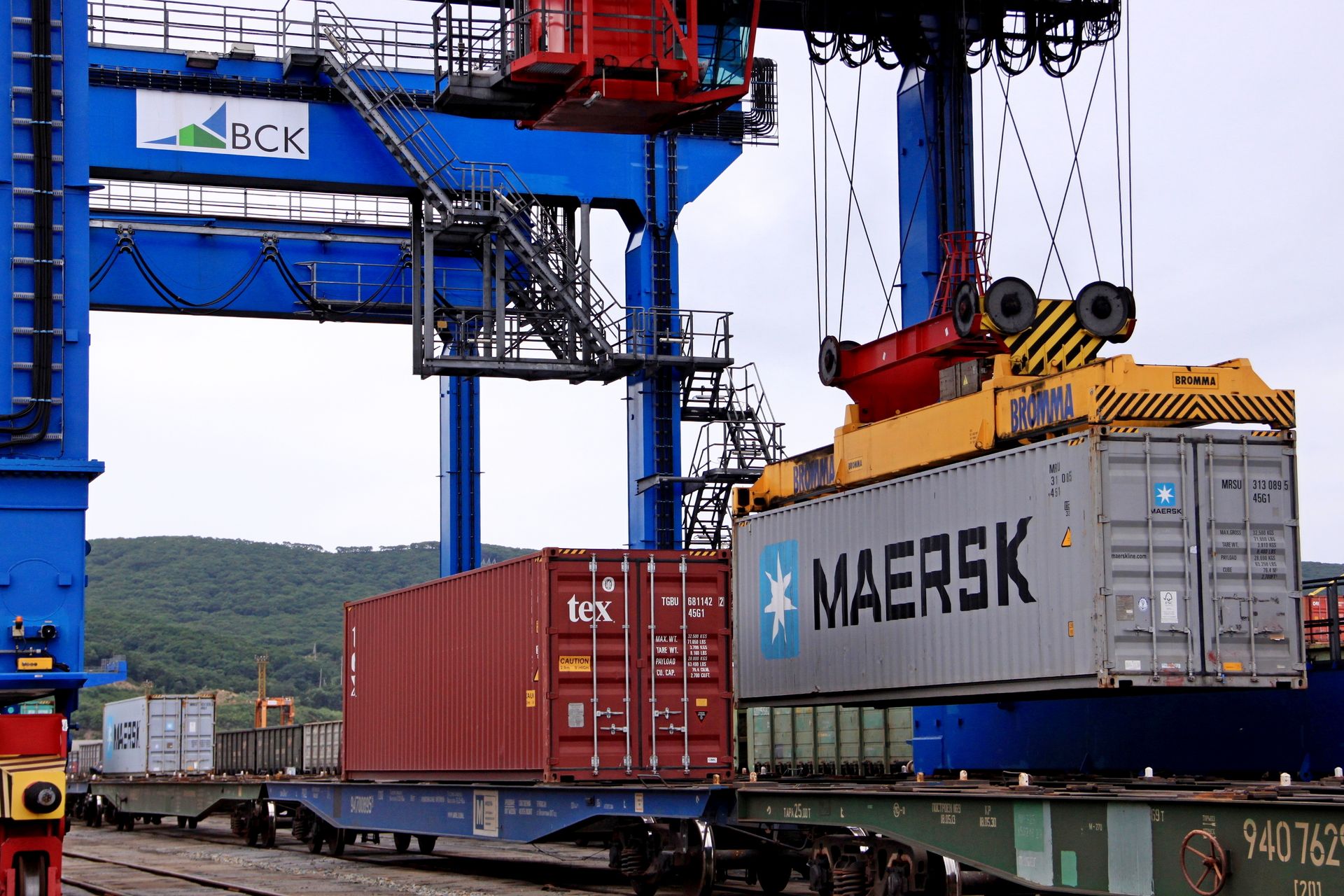 Maersk's first Asia-Europe sea-rail service