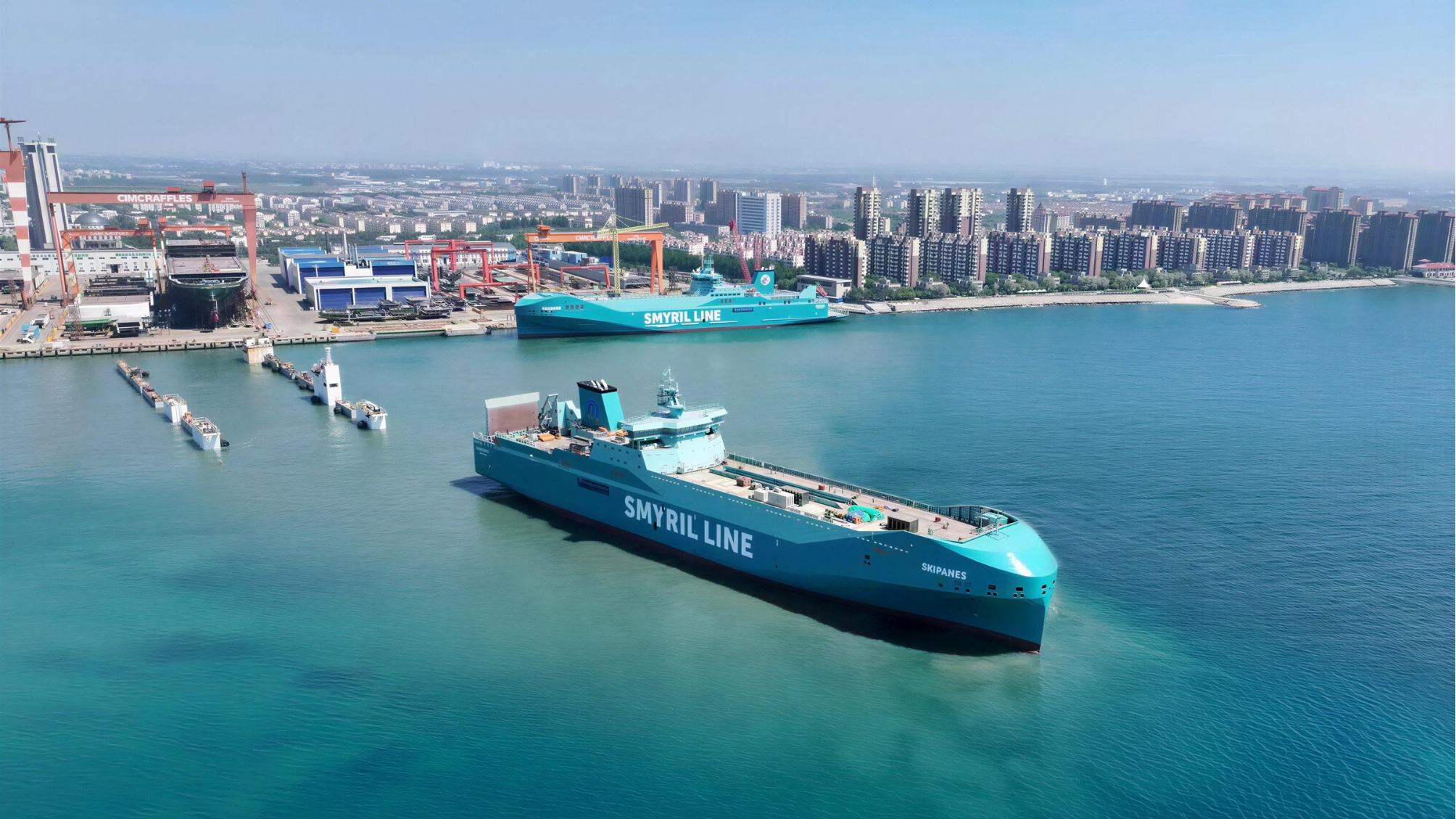 Smyril Line's brand-new ro-ro sets sail