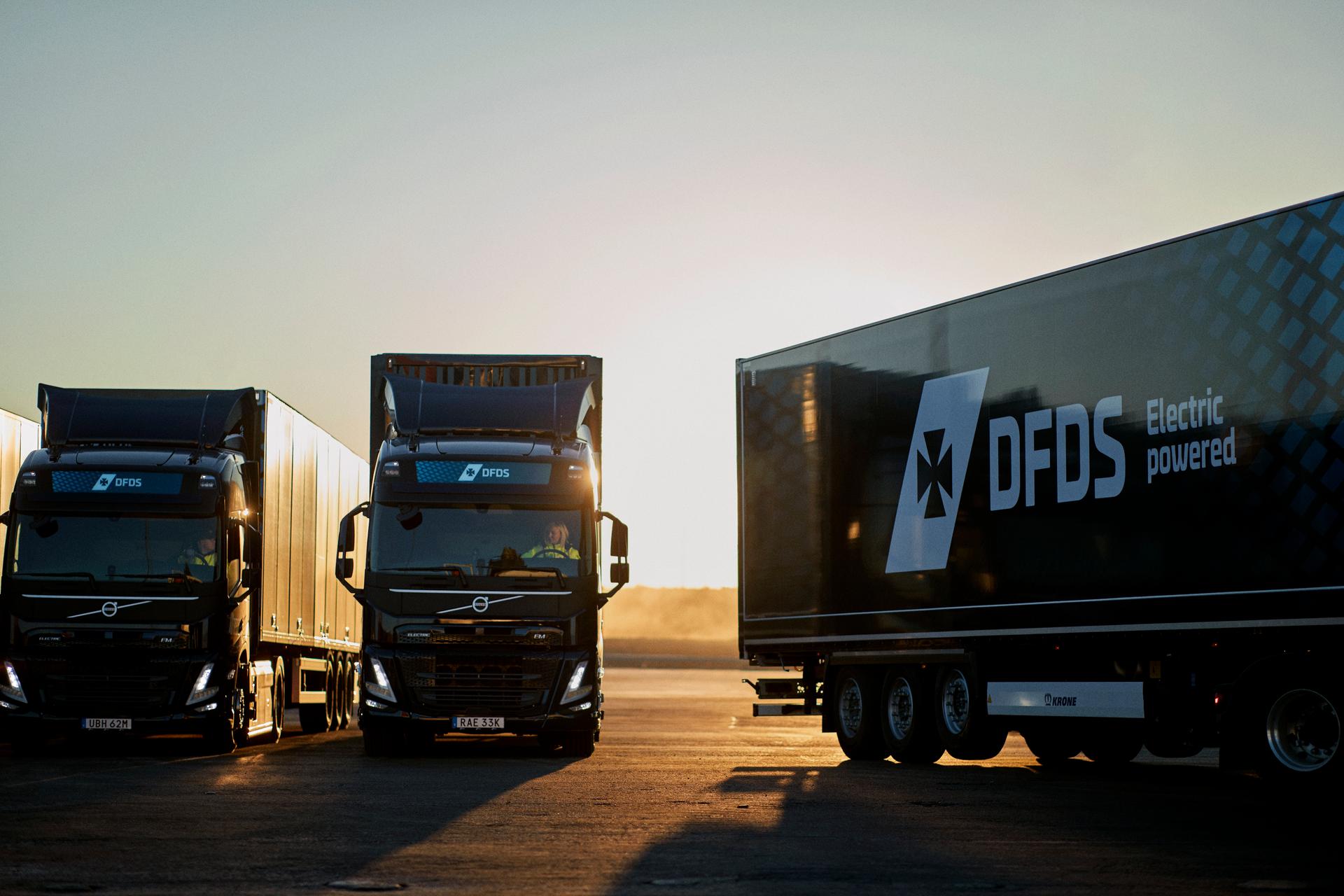 DFDS orders 100 e-trucks