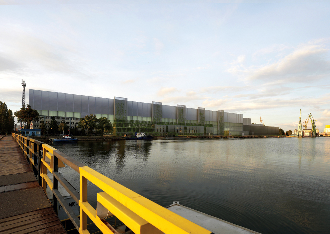 Baltic Towers' offshore wind tower factory - under construction